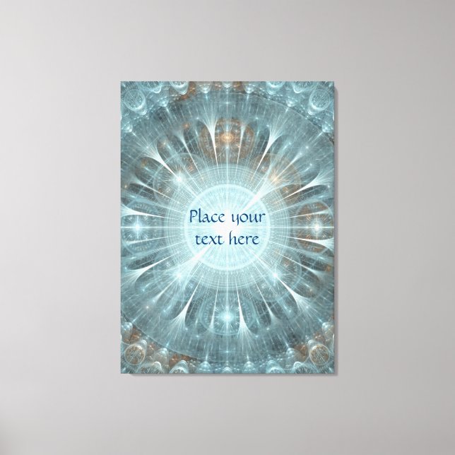 Julkatedralfönstret Canvastryck (Framsida)