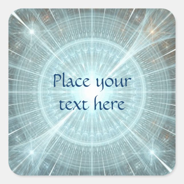 Julkatedralfönstret Fyrkantigt Klistermärke (Framsida)