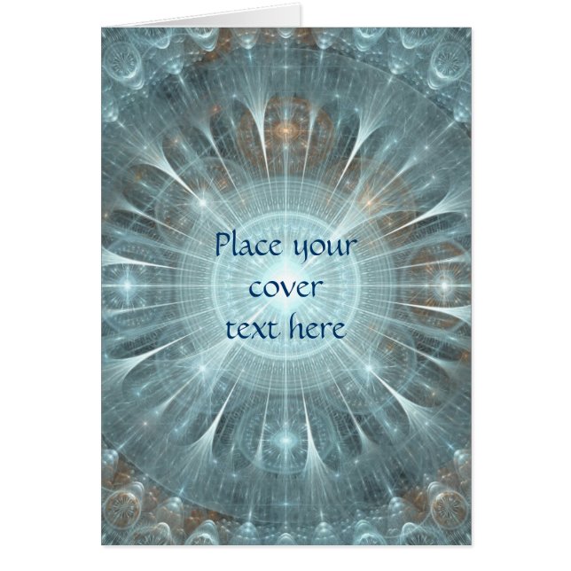 Julkatedralfönstret Hälsningskort (Framsidan)