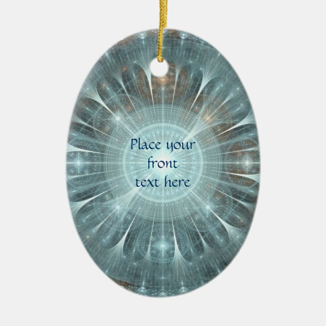 Julkatedralfönstret Julgransprydnad Keramik (Framsidan)