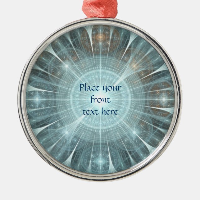 Julkatedralfönstret Julgransprydnad Metall (Framsidan)