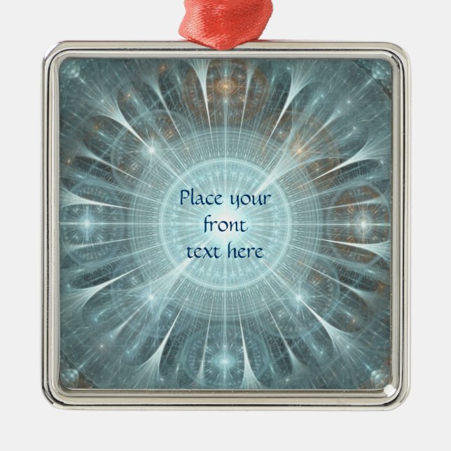 Julkatedralfönstret Julgransprydnad Metall (Framsidan)