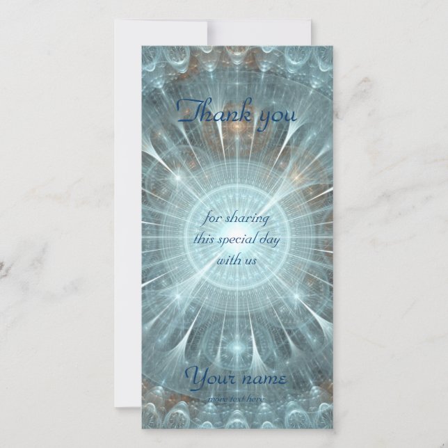 Julkatedralfönstret Tack Kort (Framsida)