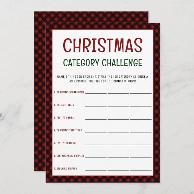 Julkategori Ord-spel | Fotboll i Party (Fram/baksida)