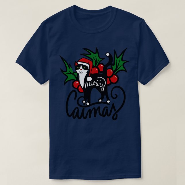 Julkatt1 T Shirt (Design framsida)