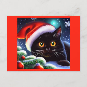 Julkatt 1 helg vykort