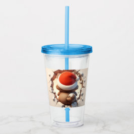 Julkatt 3D Take Away Mugg