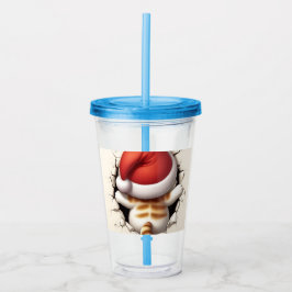 Julkatt 3D Take Away Mugg