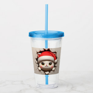 Julkatt 3D Take Away Mugg