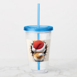 Julkatt 3D Take Away Mugg