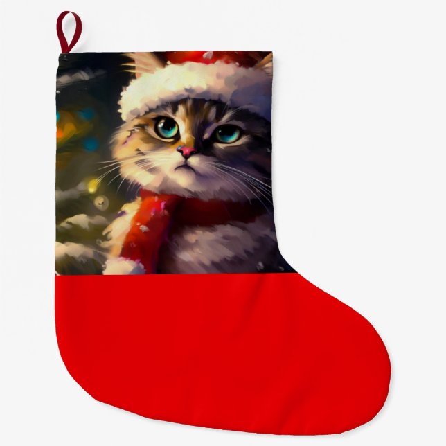 Julkatt 5 stor julstrumpa (Framsidan)
