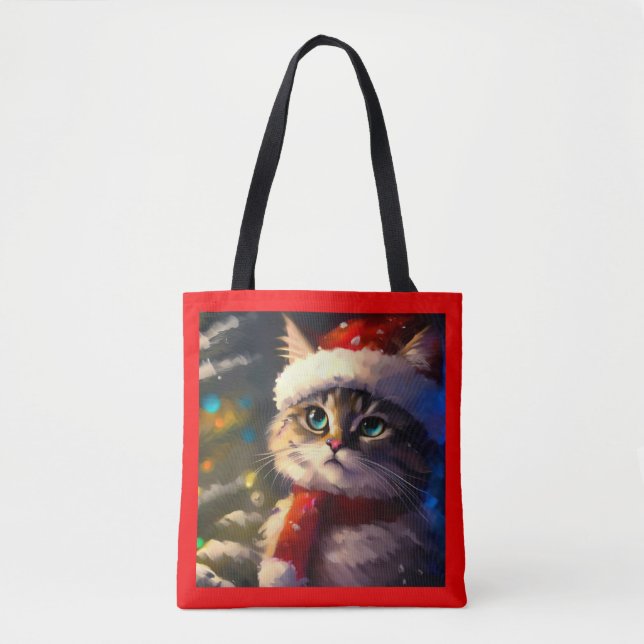 Julkatt 5 tygkasse (Framsida)