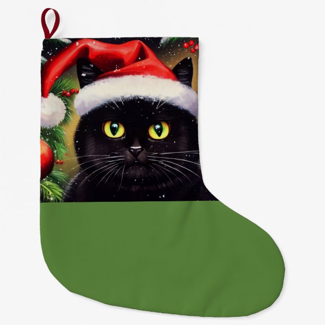 Julkatt 6 stor julstrumpa (Framsidan)
