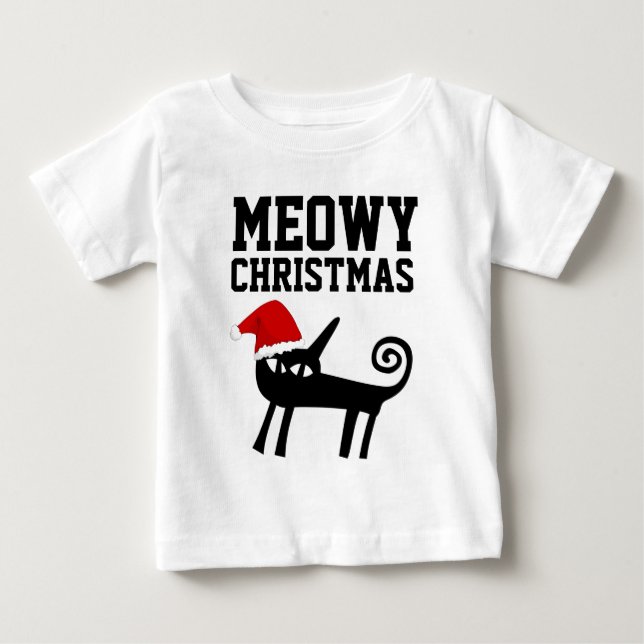 Julkatt, Baby T-tröjor, Småbarn Tröja (Framsida)