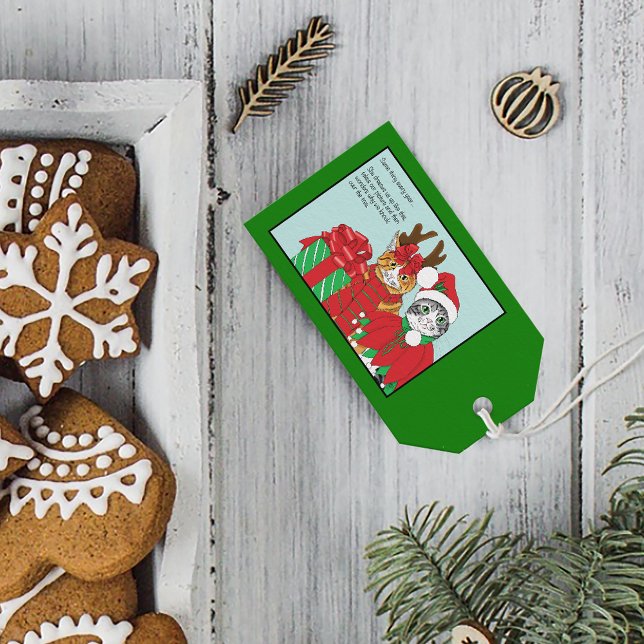 Julkatt Buddies Presentetikett (Skapare uppladdad)