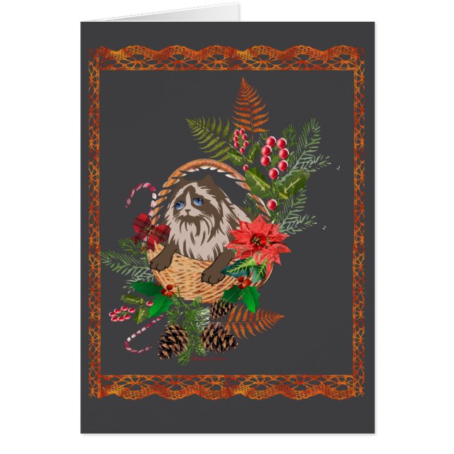 Julkatt Hälsningskort (Framsidan)