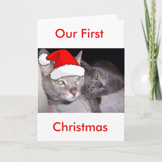Julkatt Helgkort (Framsida)