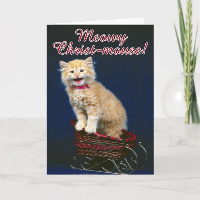 Julkatt Helgkort (Framsida)