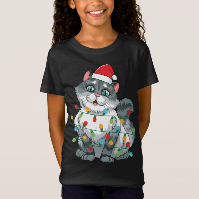 Julkatt inlagd i färgat Ljus under S T Shirt (Framsida)