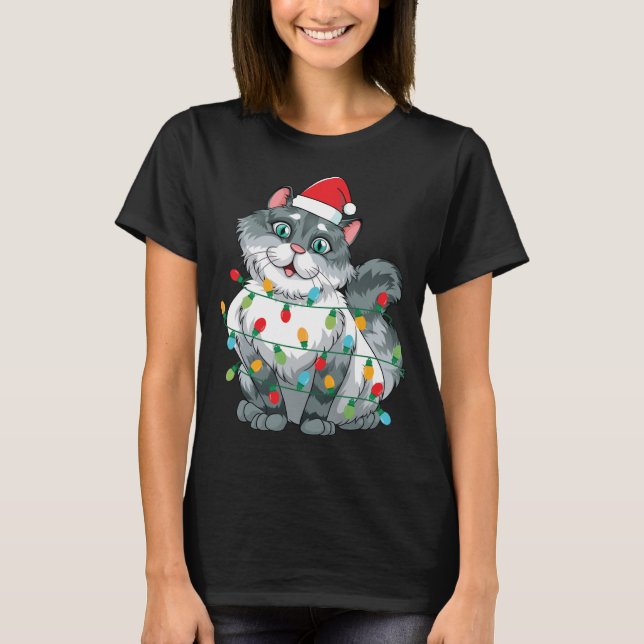 Julkatt inlagd i färgat Ljus under S T Shirt (Framsida)