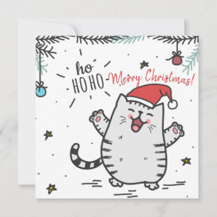 Julkatt Julkort