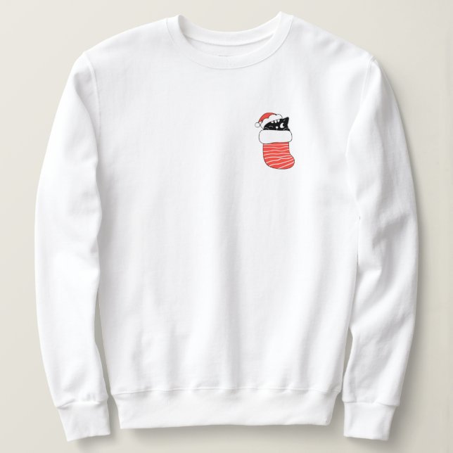 Julkatt, Julsötare, Kat Lover, Katt T Shirt (Design framsida)