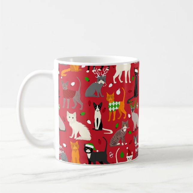 Julkatt Kaffemugg (Vänster)
