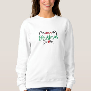 julkatt,kawaii,söt,anime,meowy christmas t shirt