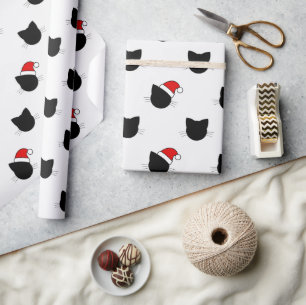 Julkatt lustigt Papper Presentpapper