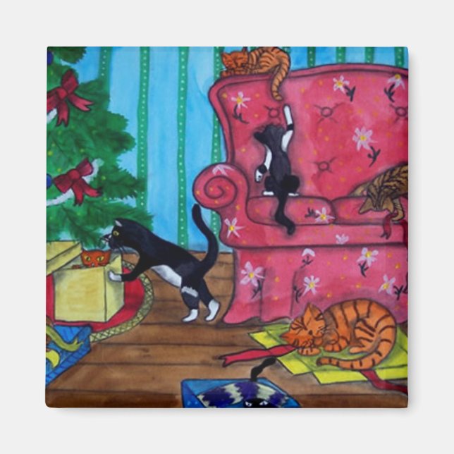 Julkatt Magnet (Framsidan)