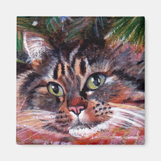 Julkatt Magnet (Framsidan)