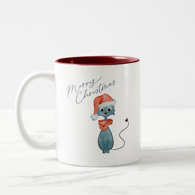 Julkatt Mugg (Vänster)