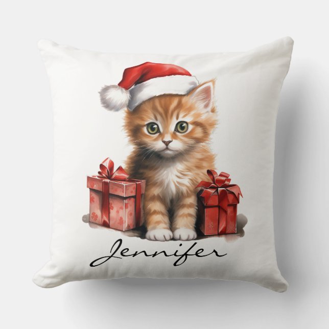 Julkatt Pillow Kudde (Framsida)