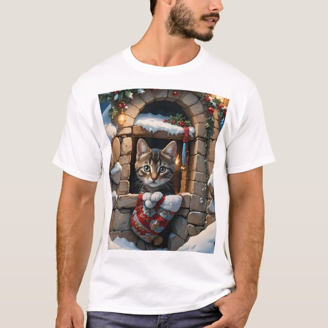 Julkatt T Shirt (Framsida)