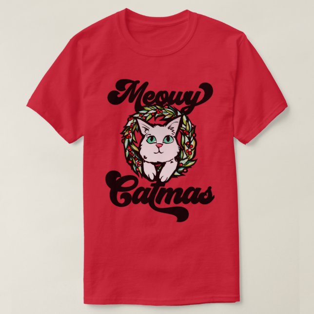 Julkatt T Shirt (Design framsida)