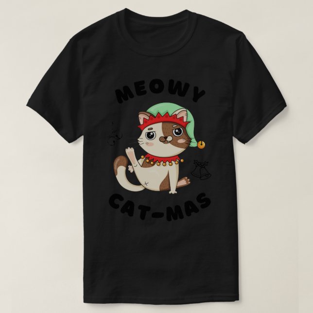 Julkatt T Shirt (Design framsida)