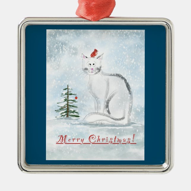 Julkatt Träd Ornament (Framsidan)