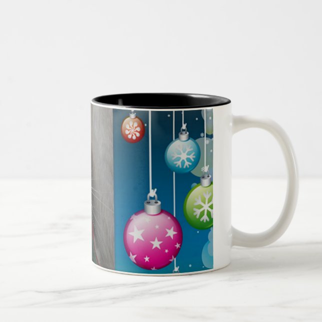 Julkatt Två-Tonad Mugg (Höger)