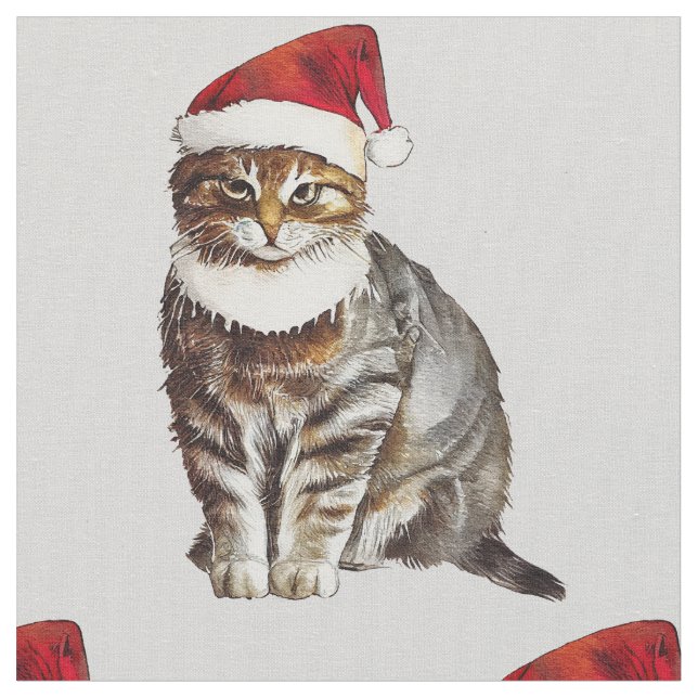 Julkatt Tyg (Närbild)