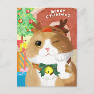 Julkatt Vykort