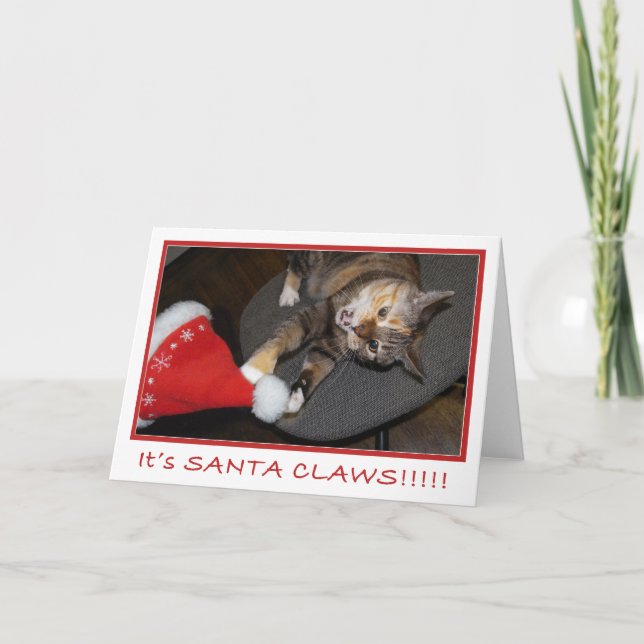 Julkattattack II Helgkort (Framsida)