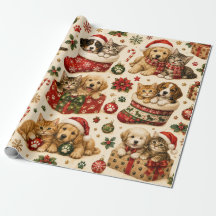 Julkatten & Hund julmönster