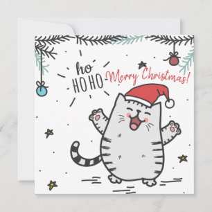 Julkatten Julkort