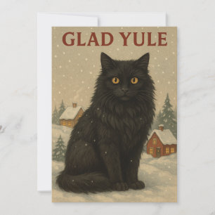 Julkatten julkort
