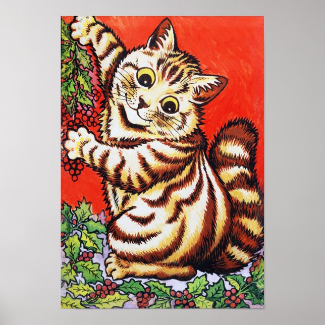Julkatten, Louis Wain Poster (Framsidan)