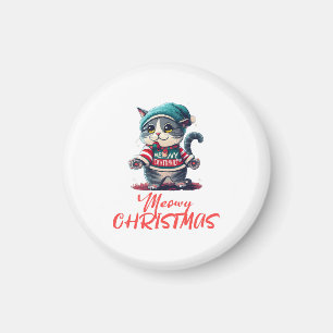 Julkatten magnet