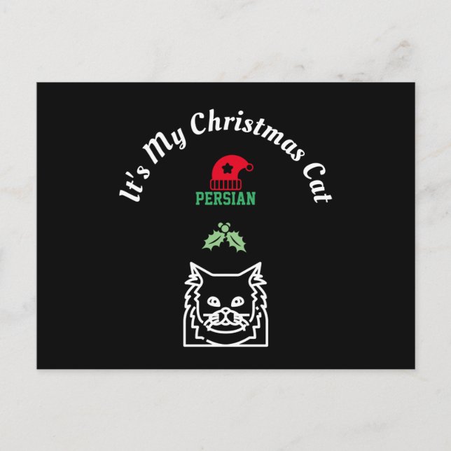 Julkatten - Perser Vykort (Framsida)