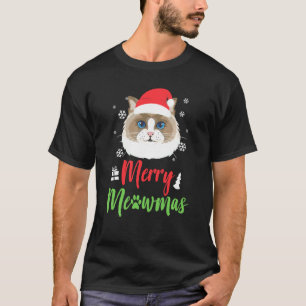 Julkatten Ragdoll God Julkatten T Shirt
