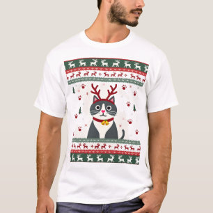 Julkatten Ren Fula Jultröja T-Shirt