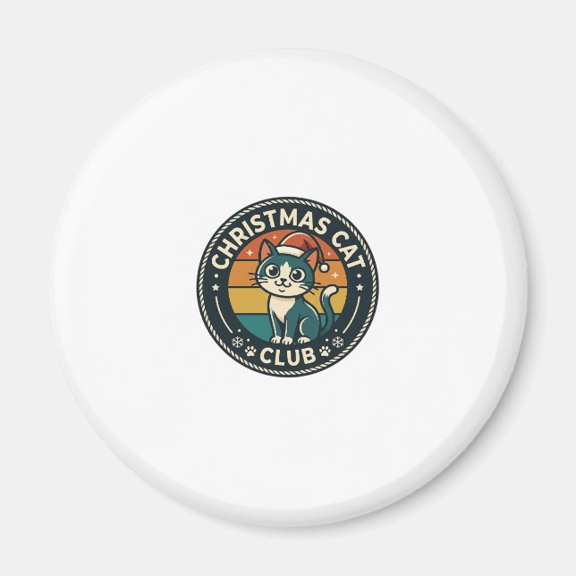 Julkatten Söt Katt Design - Julkatten Kl Magnet (Framsidan)